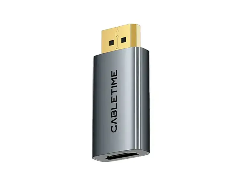 Adaptador DisplayPort a HDMI CABLETIME CP21A 4K 60Hz