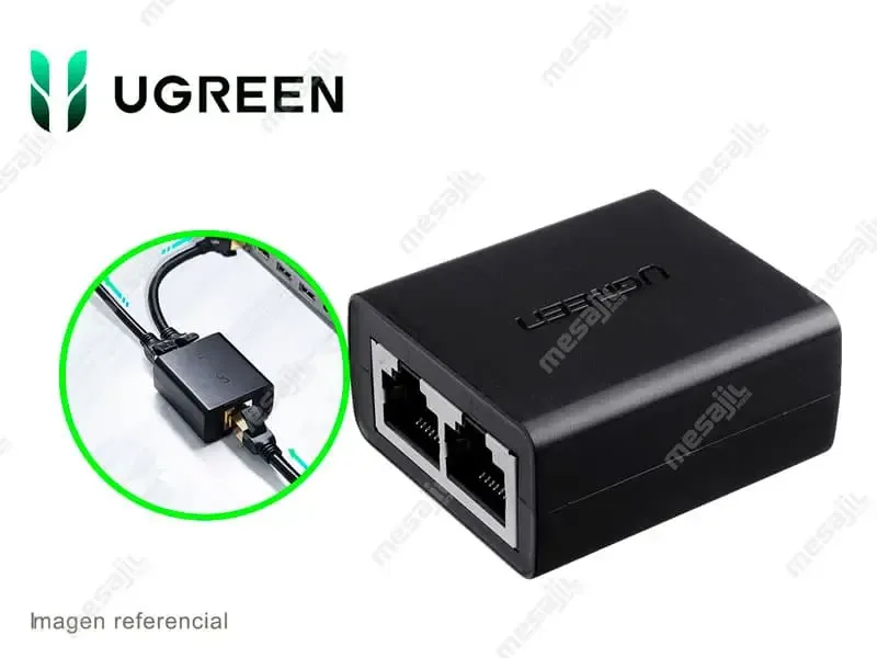 Adaptador/Extensor de RED UGREEN  RJ45 x 2 (50923)