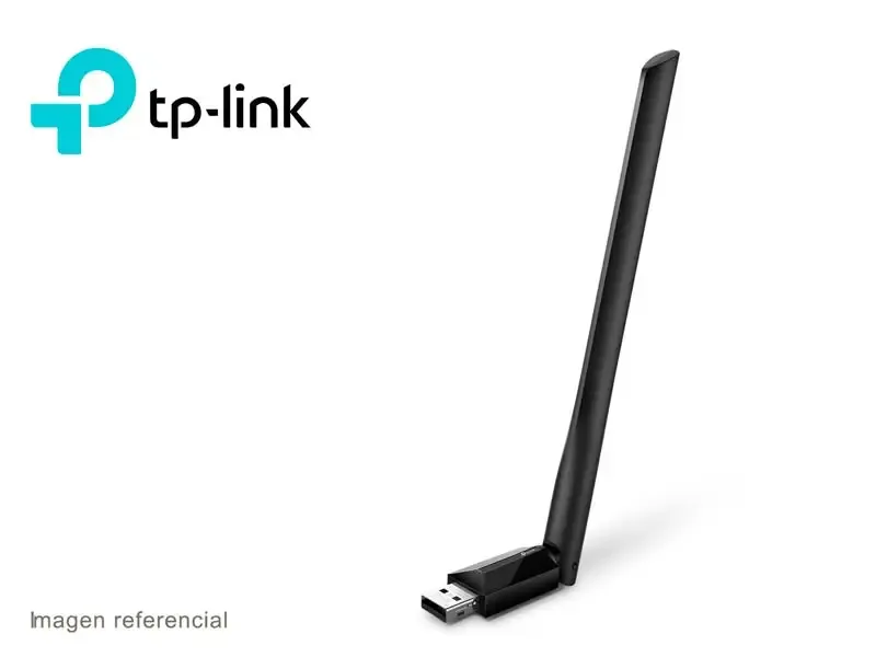 Adaptador TP-Link Inalambrico Archer T2U Plus 600 Mbps USB Antena 5dBi