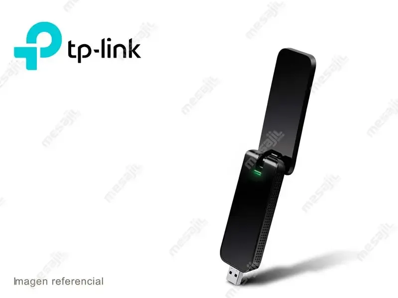 Adaptador TP-Link USB3.0 MU-MIMO Archer T4U AC1300  Red Wi-Fi 2.4GHZ/5GHZ
