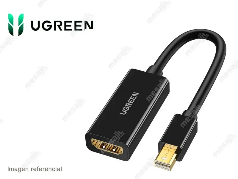 Adaptador UGREEN convertidor  Mini DisplayPort a HDMI (Hembra) 4K (40360)