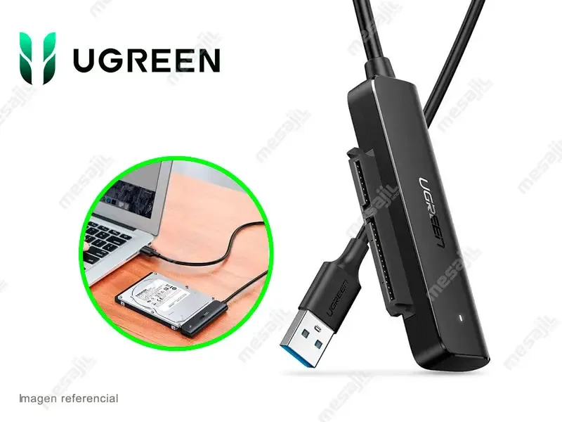 Adaptador UGREEN SATA a  usb 3.0 HDD/ SSD 2.5 / 50cm (70609)