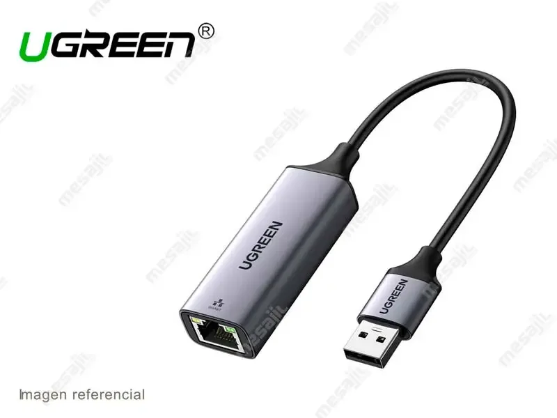 Adaptador UGREEN USB 3.0 a Red Ethernet Gigabit RJ45 (50922)