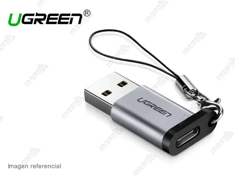 Adaptador UGREEN USB 3.0 macho a USB-C hembra (50533) Gray