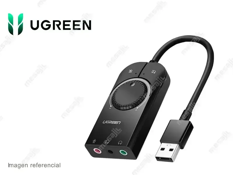 Adaptador UGREEN USB A Audio externo estereo  (40964)