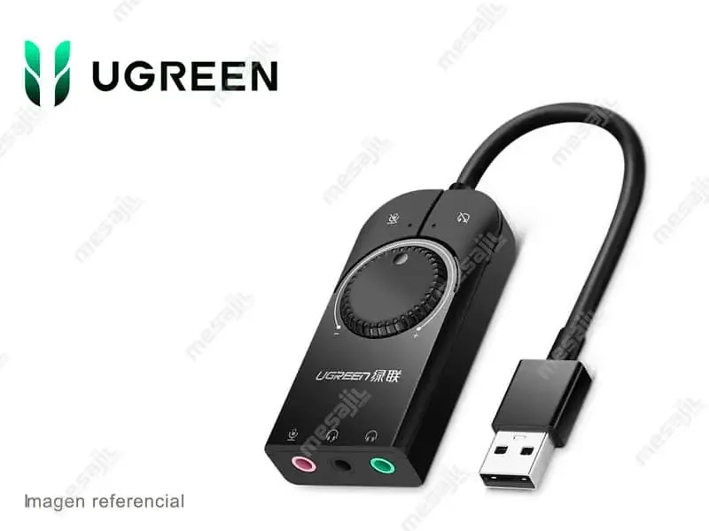Adaptador UGREEN USB A Audio externo estereo  (50599)