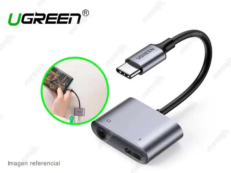 Adaptador UGREEN USB-C a JACK 3.5 mm (60164)