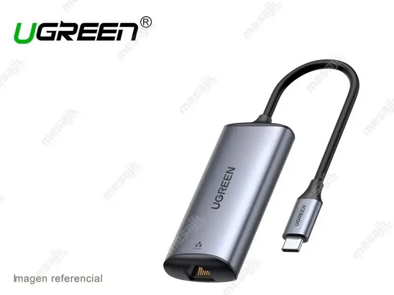 Adaptador UGREEN USB-C a Red Ethernet RJ-45  2.5 G (70446) Gray