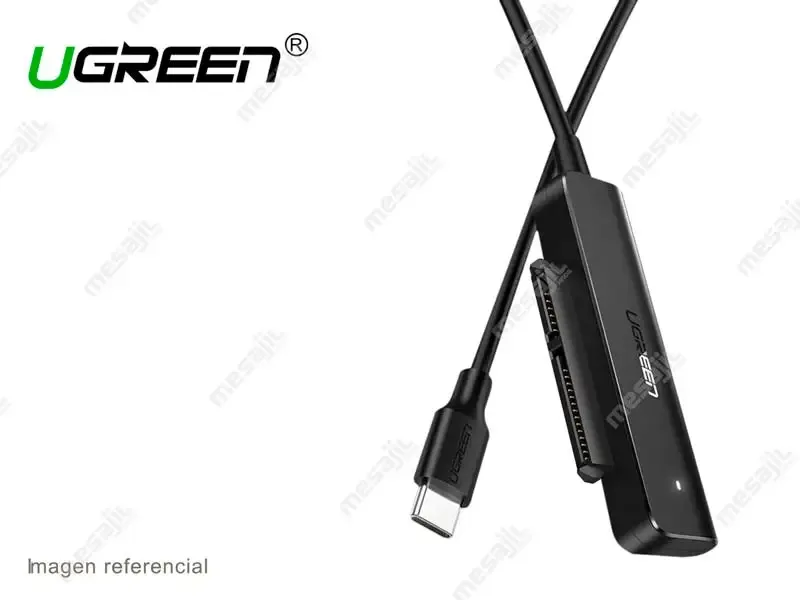 Adaptador UGREEN USB-C a SATA HDD/ SSD 2.5 / 50cm (70610)