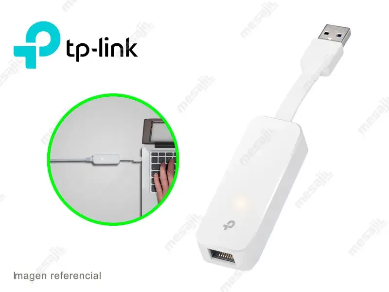 Adaptador USB a Ethernet Gigabit TP-Link UE300 Blanco