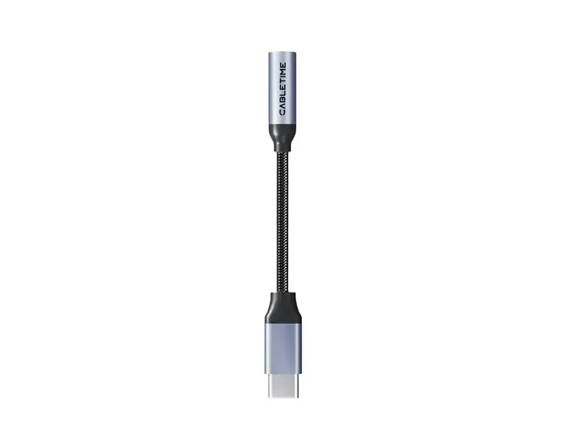 Adaptador USB-C a Audio 3.5mm CABLETIME CPA6G