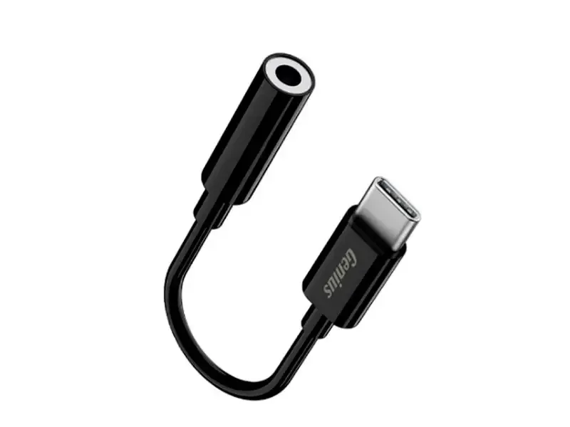 Adaptador USB-C a Audio 3.5mm Genius ACC-C100 Black