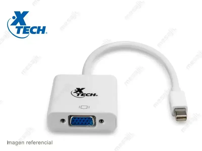 Adaptador Xtech XTC-340 convertidor Mini DisplayPort macho a VGA hembra