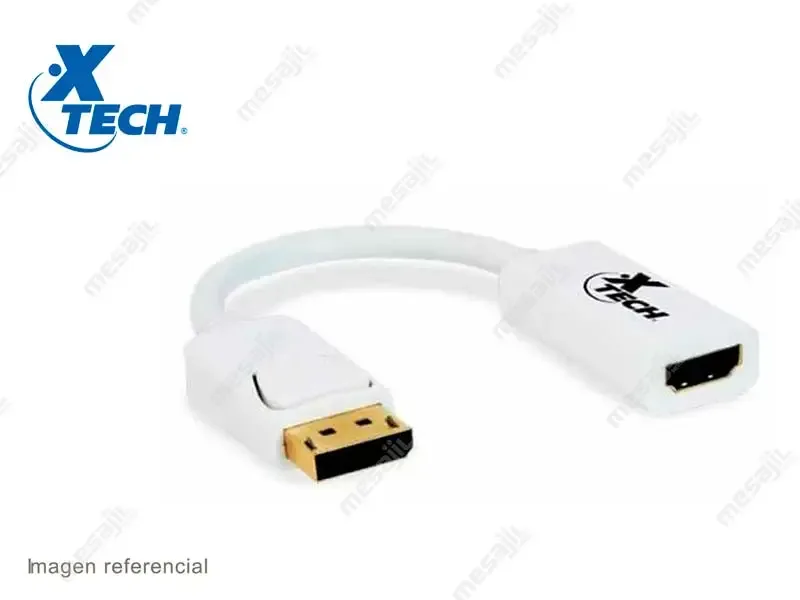 Adaptador Xtech XTC-358 de DisplayPort macho a HDMI hembra