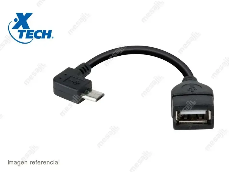 Adaptador Xtech XTC-360 de micro-USB macho a USB-A hembra