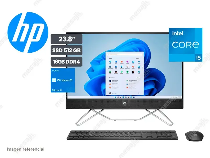 All In One HP 24-CB1004LA AIO Intel i5-1235U 16GB/SSD 512GB/23.8"/W11H