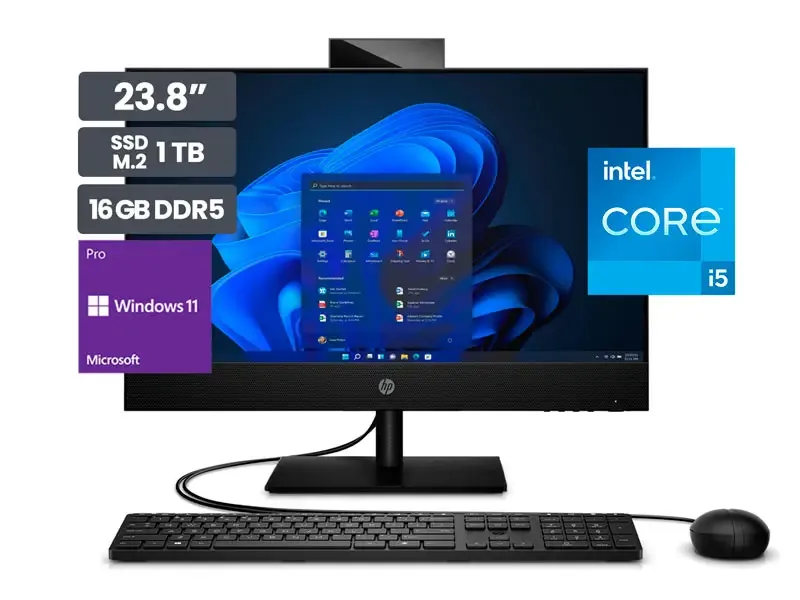 All In One HP AIO ProOne 440 G9 23.8" FHD Intel Core i5-14500 16GB SSD1TB Wind11 Pro