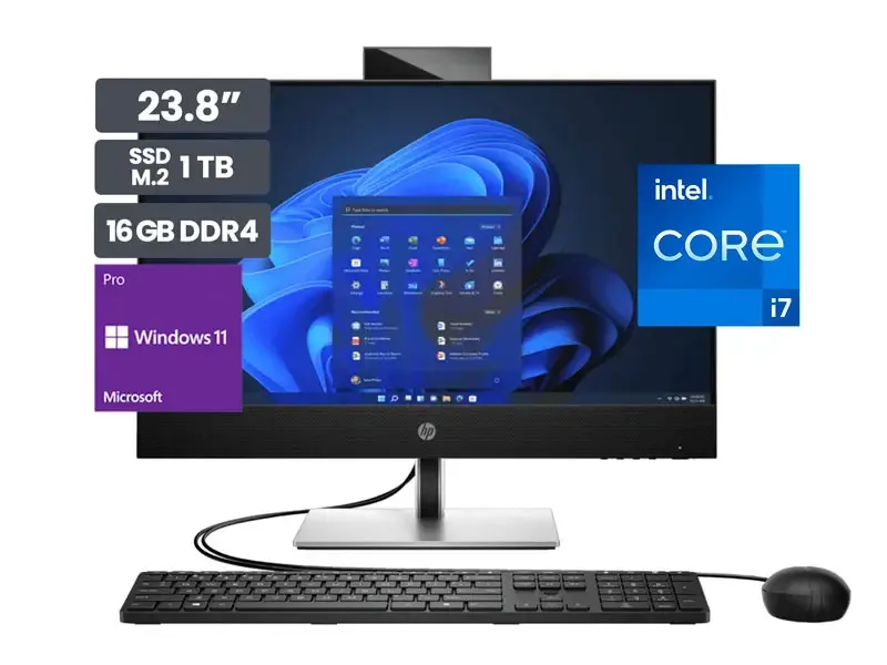 All In One HP AIO ProOne 440 G9 23.8" FHD Intel Core i7-12700T 16GB SSD1TB Wind11 Pro