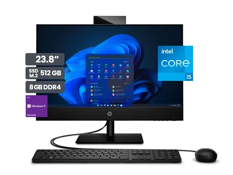 All In One HP ProOne 440 G9 Intel Core i5-13500/8GB/SSD512GB/23.8" FHD/W11P
