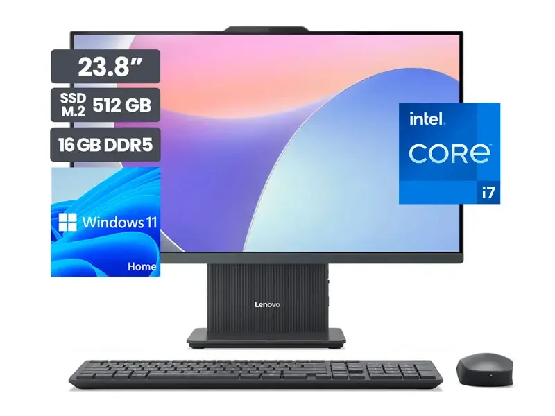 All In One Lenovo AIO IdeaCentre 3 24IRH9 23.8" FHD Intel Core i7-13620H 16GB SSD512GB Wind11 home