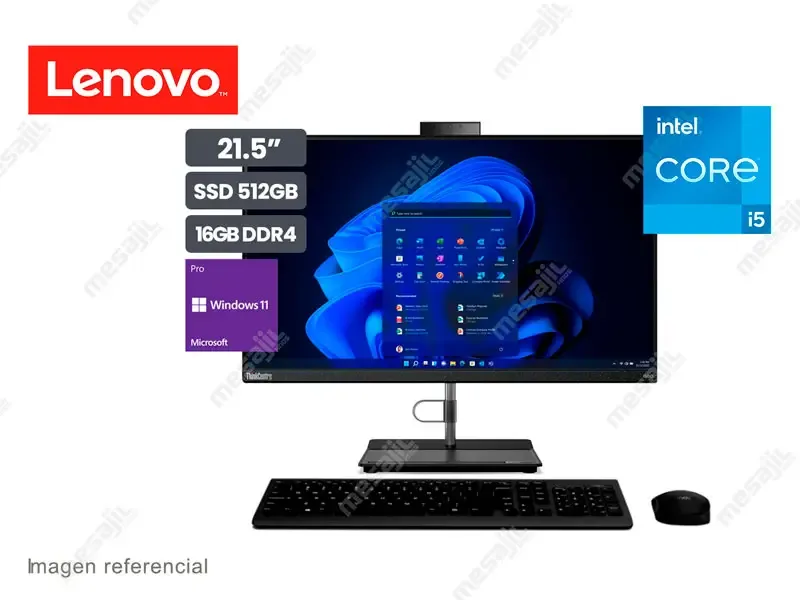 All In One Lenovo ThinkCentre Neo 30a AIO Intel Core i5-1240P 16GB/SSD512GB/21.5"/W11P