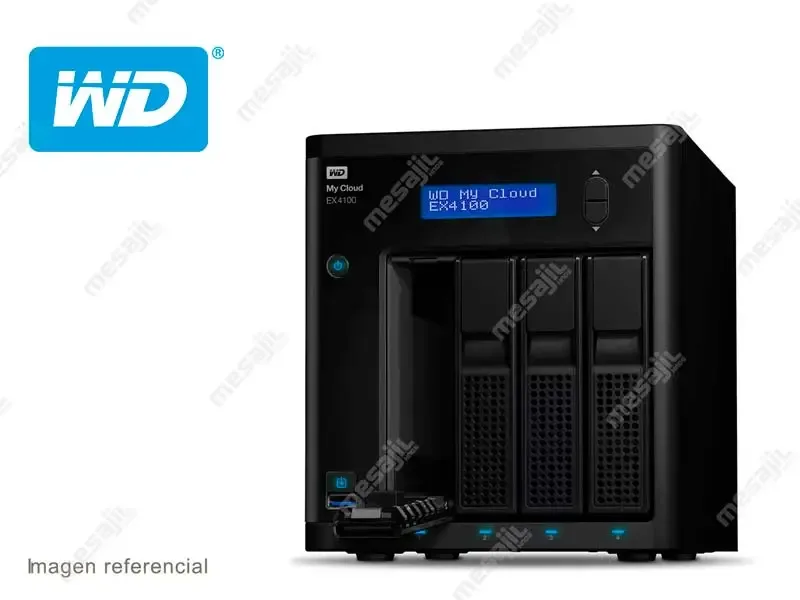 Almacenamiento NAS My Cloud EX4100 Ultra 16TB Western Digital