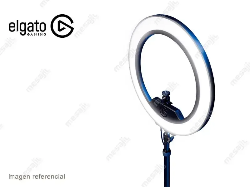 Anillo de Luz Elgato Ring Light con borde iluminado 2500 Lumenes