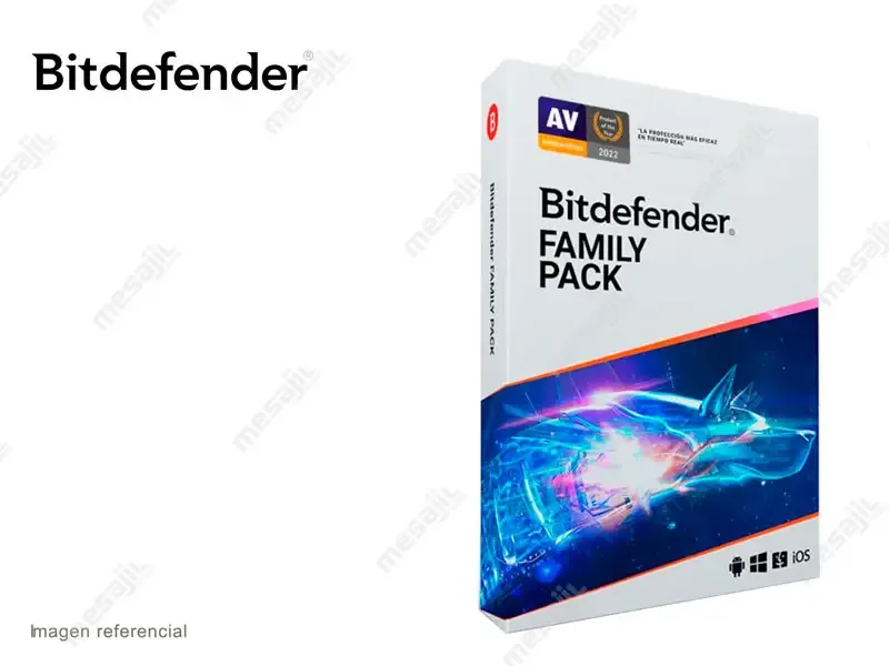 Antivirus Bitdefender Family Pack 15 Dispositivo 12 meses