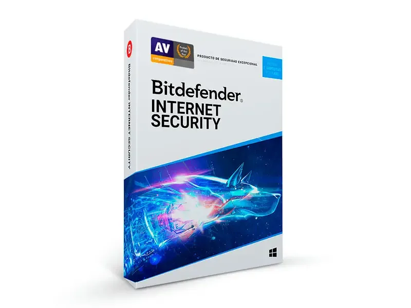 Antivirus Bitdefender Internet Security 1PCs x 12 Meses