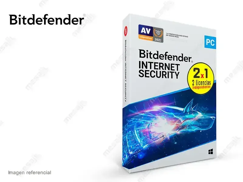 Antivirus Bitdefender Internet Security 2 X 1 12 Meses