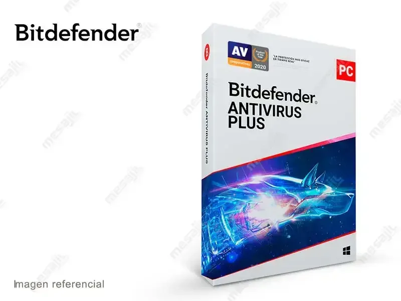 Antivirus Bitdefender Plus para 1PC x 12 Meses OBSEQUIO
