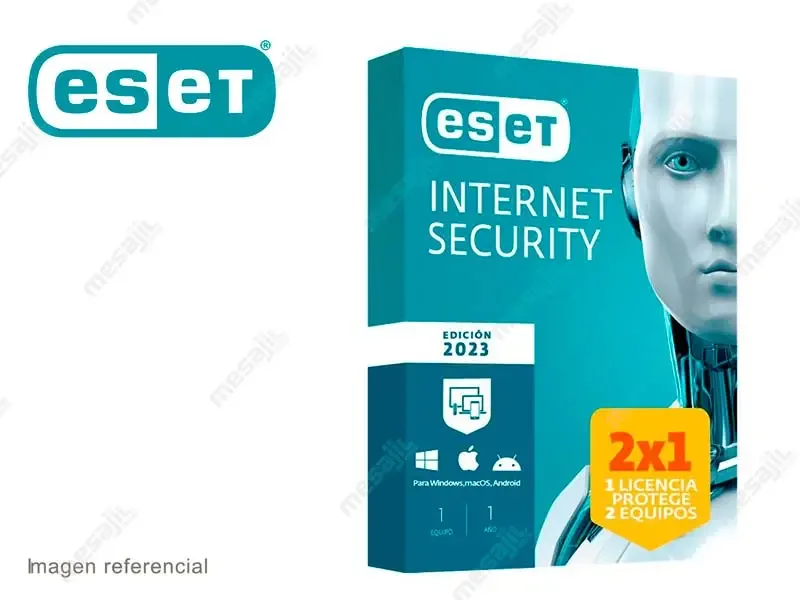 Antivirus Eset Internet Security  2 X 1 BTS