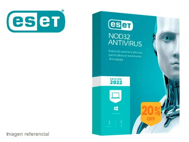 Antivirus Eset Nod32 1 Instalacion 1 Año