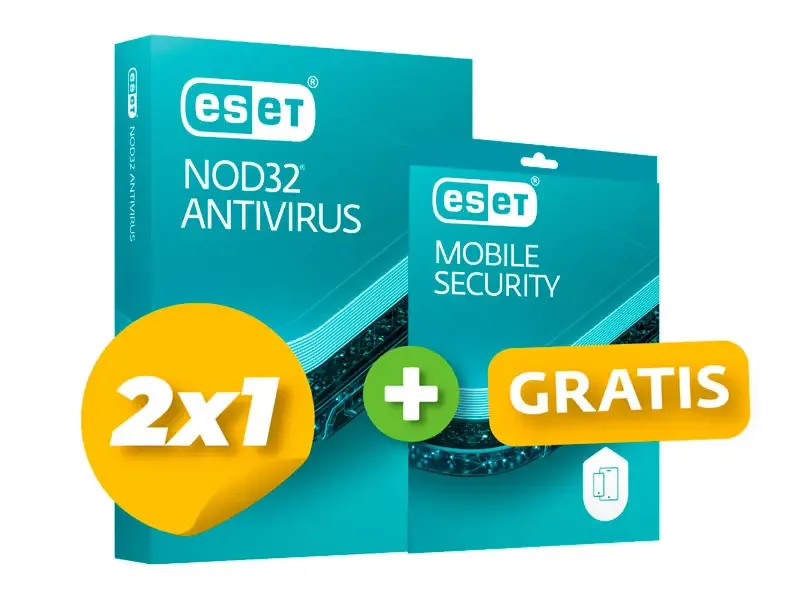 Antivirus Eset Nod32 (2X1) BTS