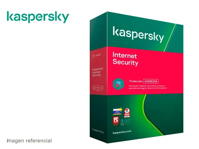 Antivirus Kaspersky Internet Security 1 PC (2x1)  x 12 Meses