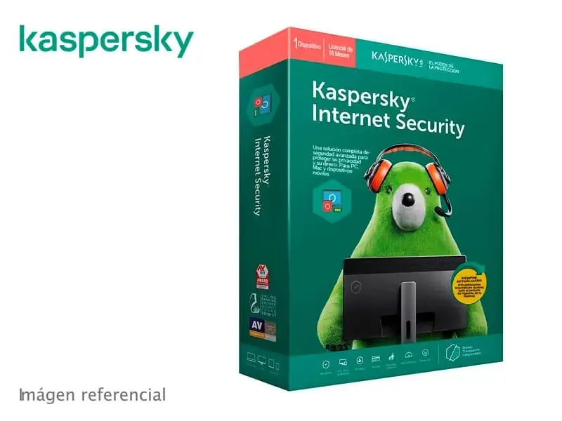 Antivirus Kaspersky Internet Security 1 PC x 12 Meses