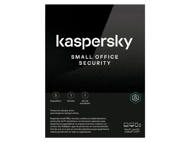 Antivirus Kaspersky Small Office Security 5 PC  1 año