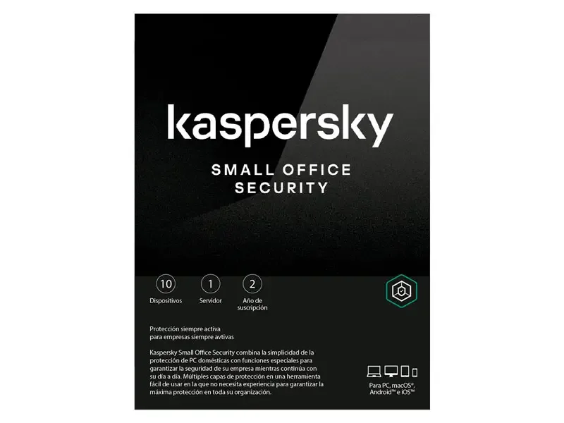 Antivirus Kaspersky Small Office Security 8 ESD (1 Server+ 10 Dispositivos) 2 años