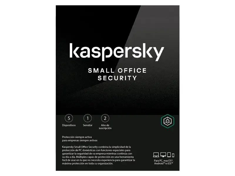 Antivirus Kaspersky Small Office Security 8 ESD (1 Server+ 5 Dispositivos) 2 años