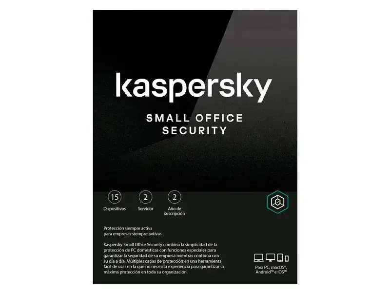 Antivirus Kaspersky Small Office Security 8 ESD (2 Server+ 15 Dispositivos) 2 años