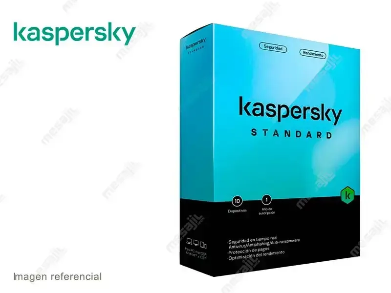Antivirus Kaspersky Standar 10PC 1AÑO