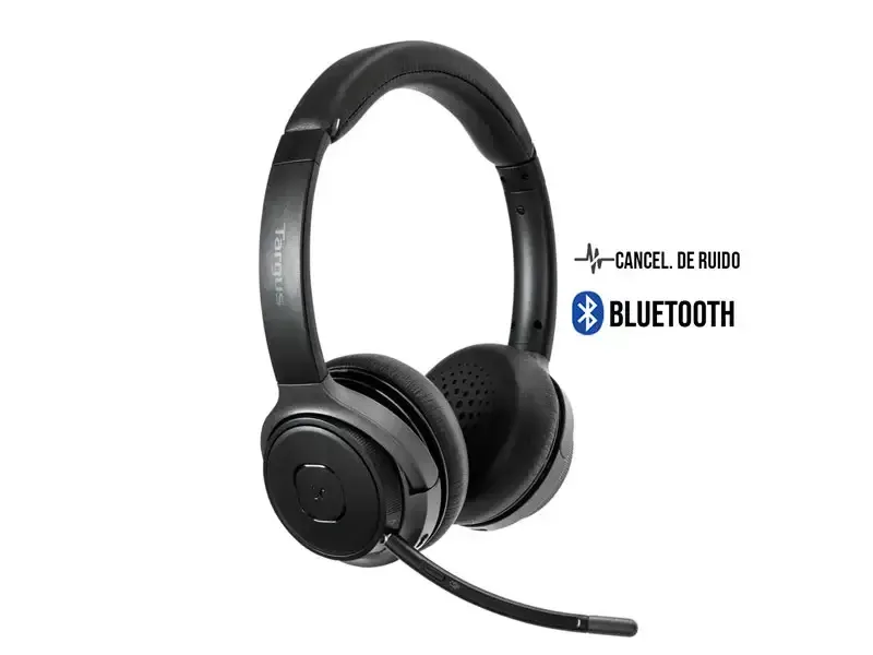 Audifono con Microfono Targus B2B Bluetooth Stereo ON-EAR USB-C Black