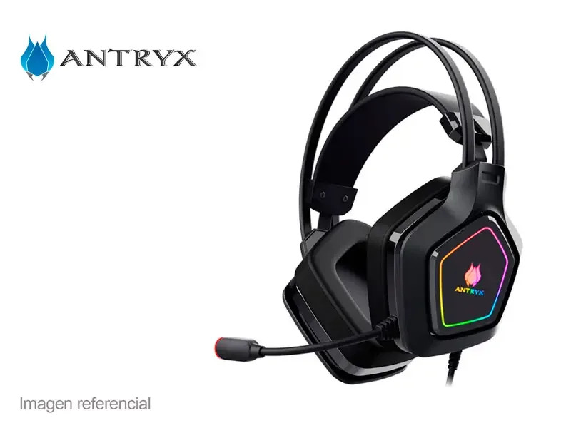 Audifono Gaming Antryx Chrome Storm Enigma 7.1 RGB