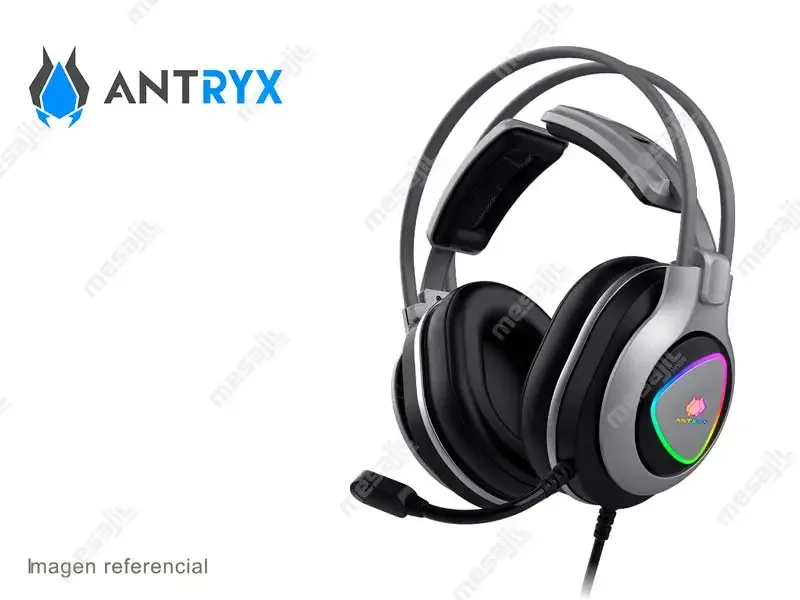 Audifono Gaming Antryx CS Thunder 7.1 Virtual Vibrador Silver