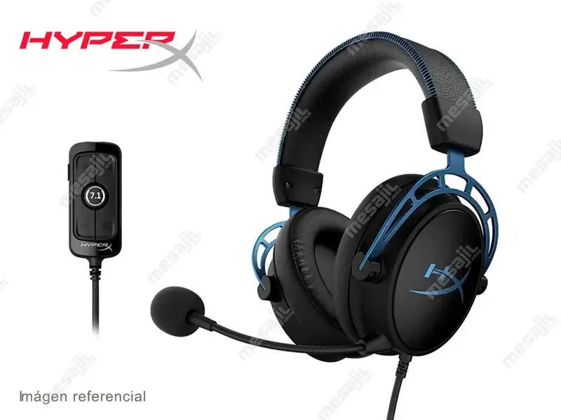 Audifono Gaming HyperX Cloud Alpha S Blue (HX-HSCAS-BL/WW)