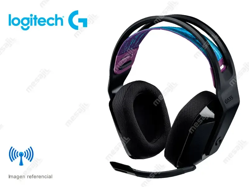 Audifono Gaming Logitech G G535 Lightspeed Wireless Black