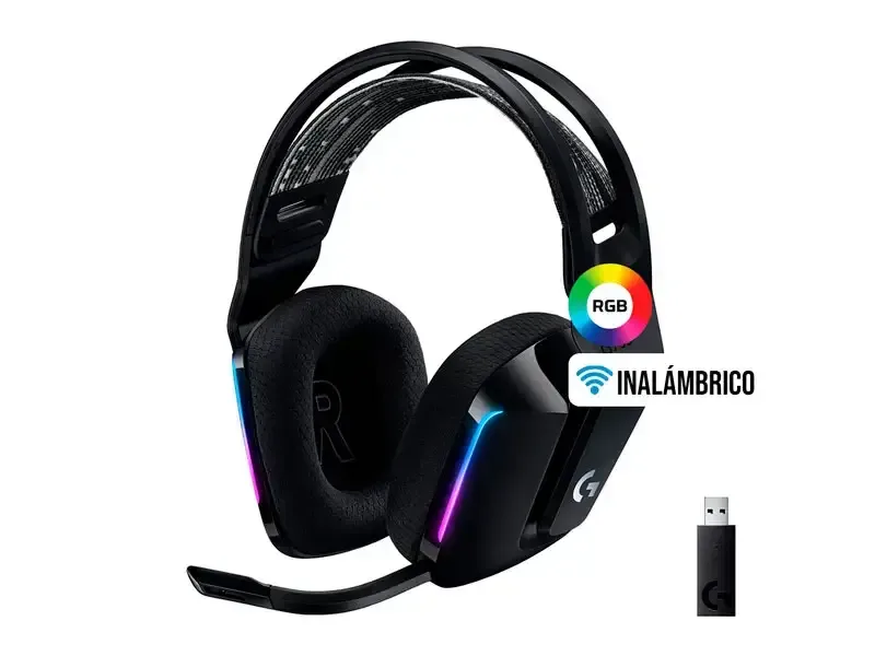 Audifono Gaming Logitech G G733 Lightspeed Wireless RGB Black