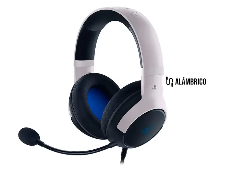 Audifono Gaming Razer KAIRA X PS5/PC 3.5 m White