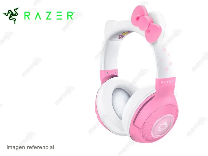 Audifono Gaming Razer KRAKEN HELLO KITTY Chroma USB White