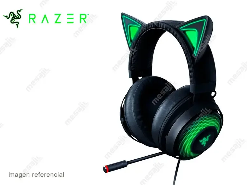 Audifono Gaming Razer KRAKEN KITTY Edition Chroma USB Black